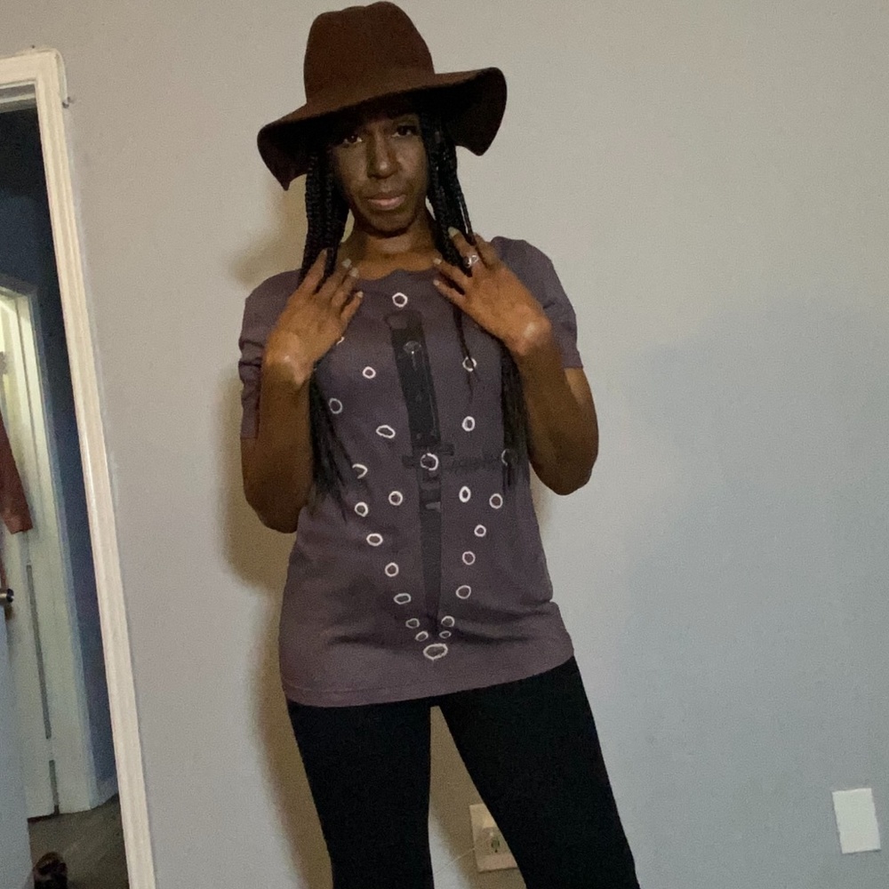 HANDMADE REPURPOSED ARTWEAR TSHIRT